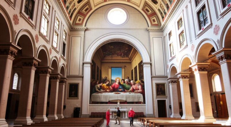 Santa Maria delle Grazie Tajna večera karte Santa Maria delle Grazie Tajna večera karte