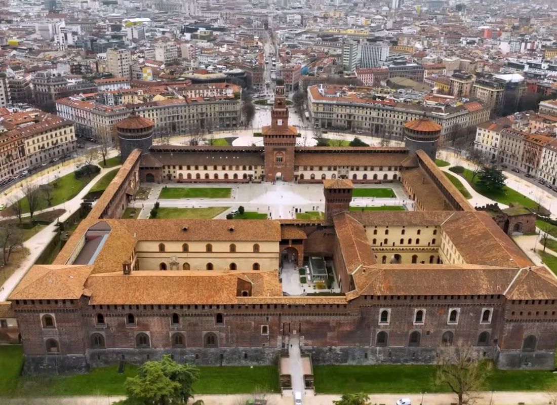 milano snimljen iz drona