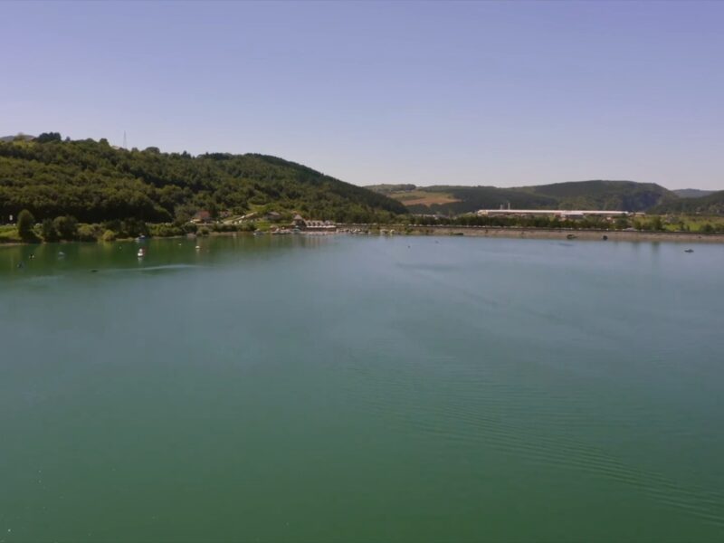 zlatar i zlatarsko jezero iz drona