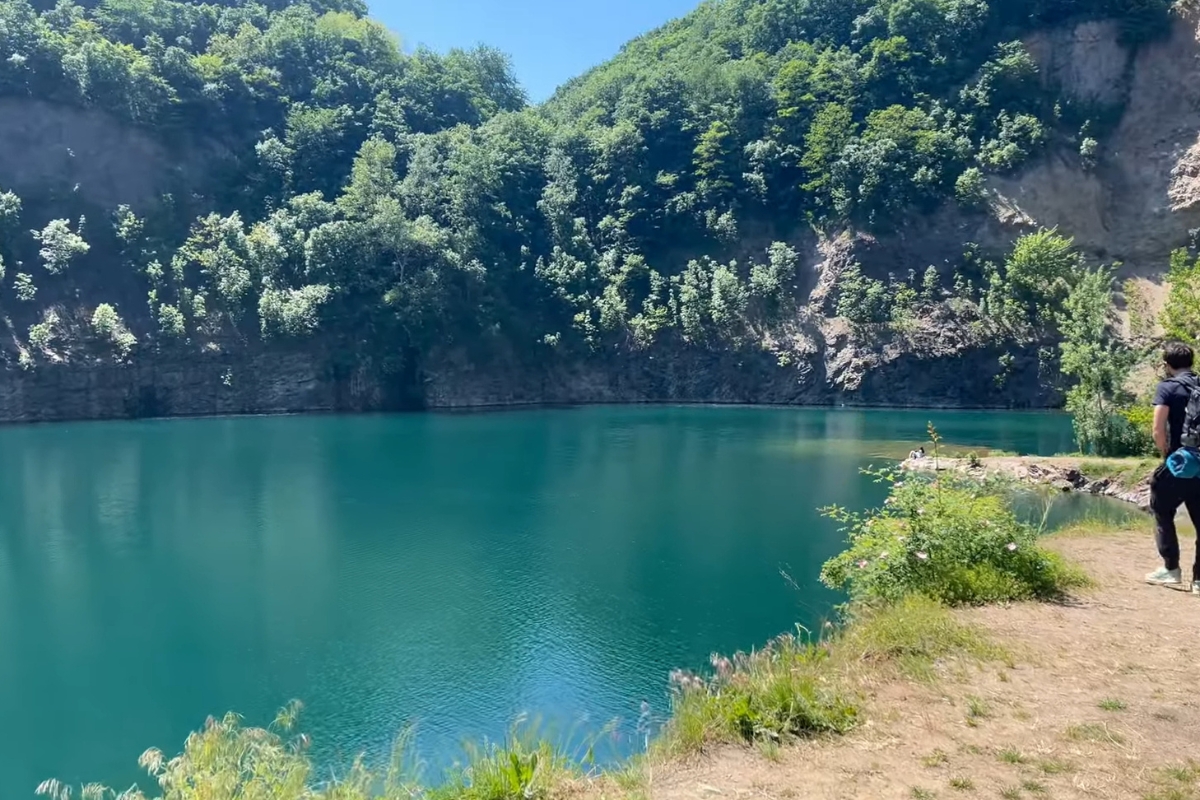 prikaz ledinačkog jezera